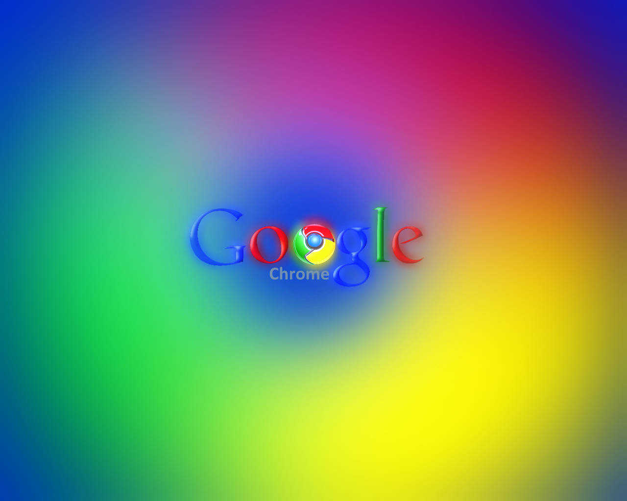 Rainbow Color Google Chrome Picture