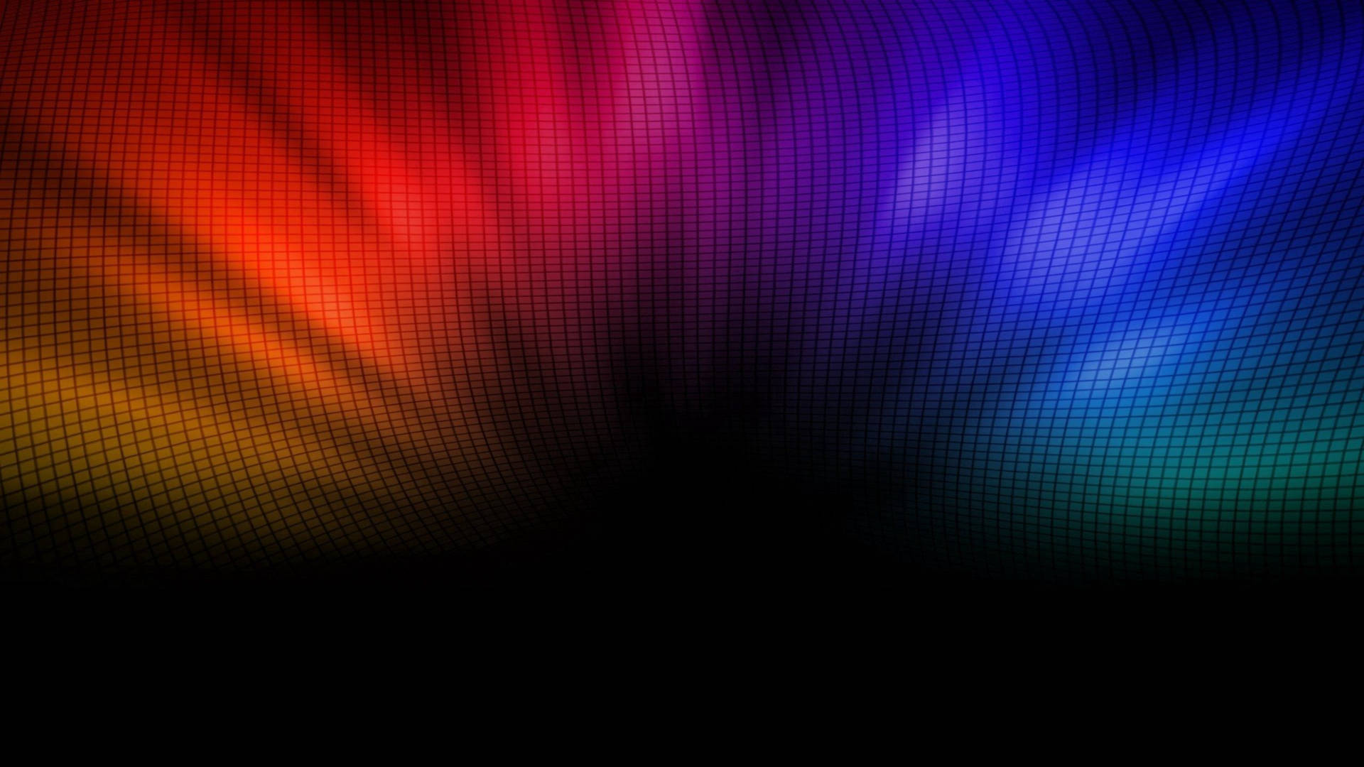 Rainbow Color Grid Wallpaper