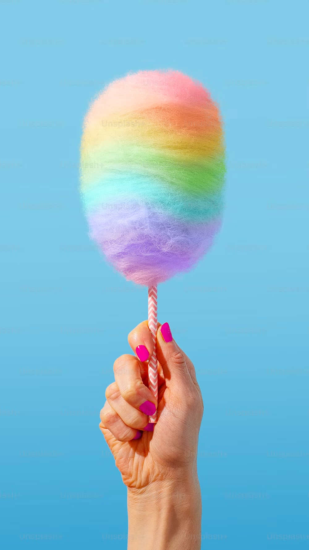 Rainbow Cotton Candy Pride Celebration Wallpaper