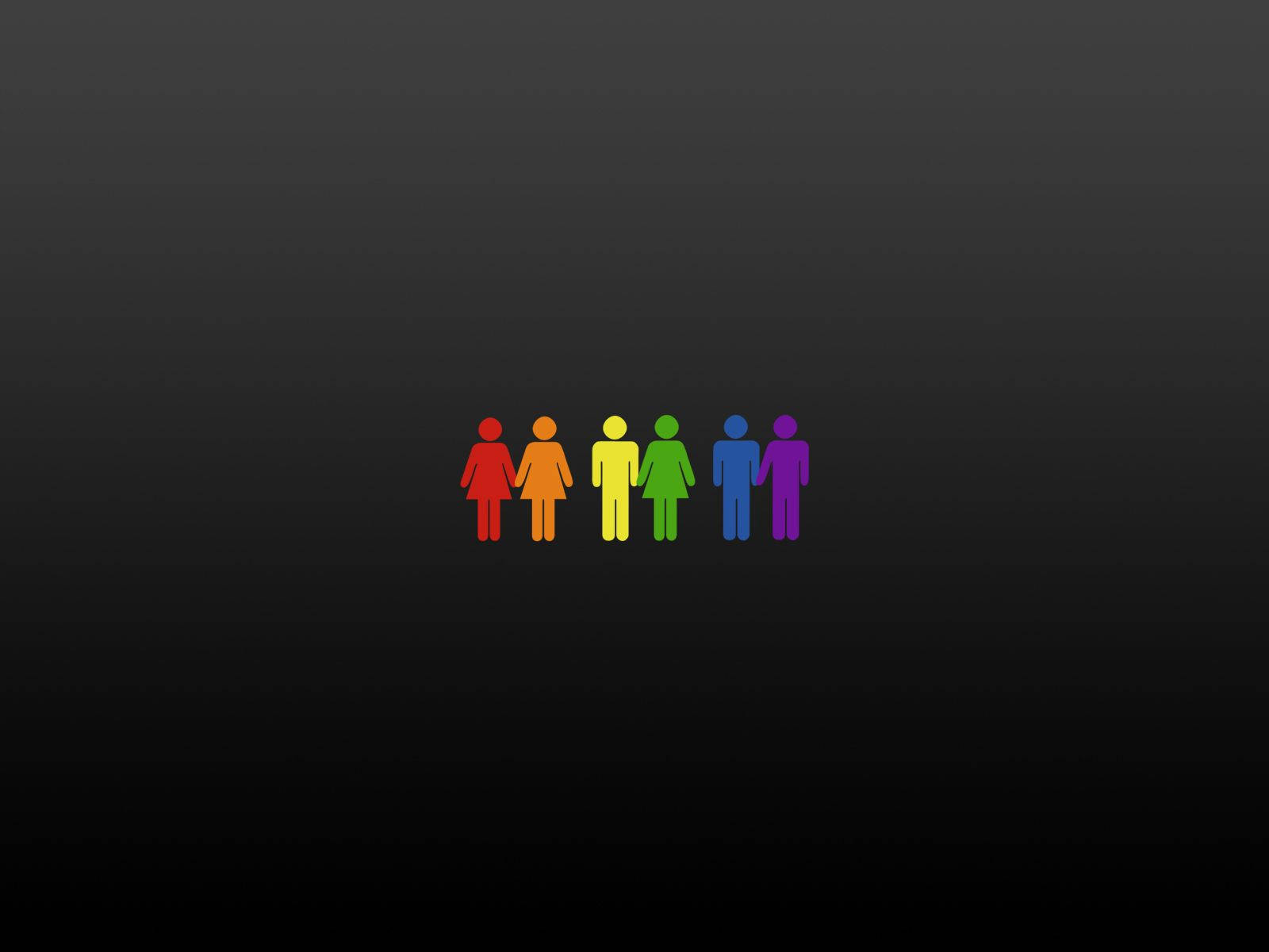 Rainbow Couples Pride Picture