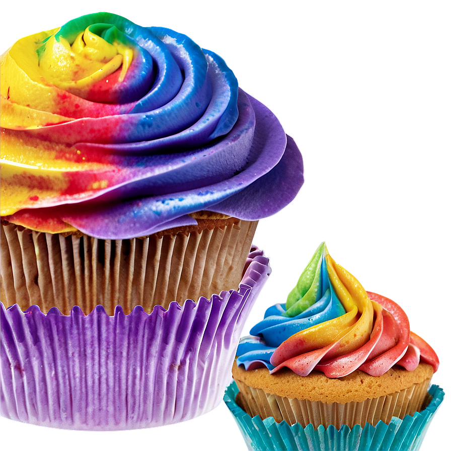 Rainbow Cupcakes Png 50 PNG