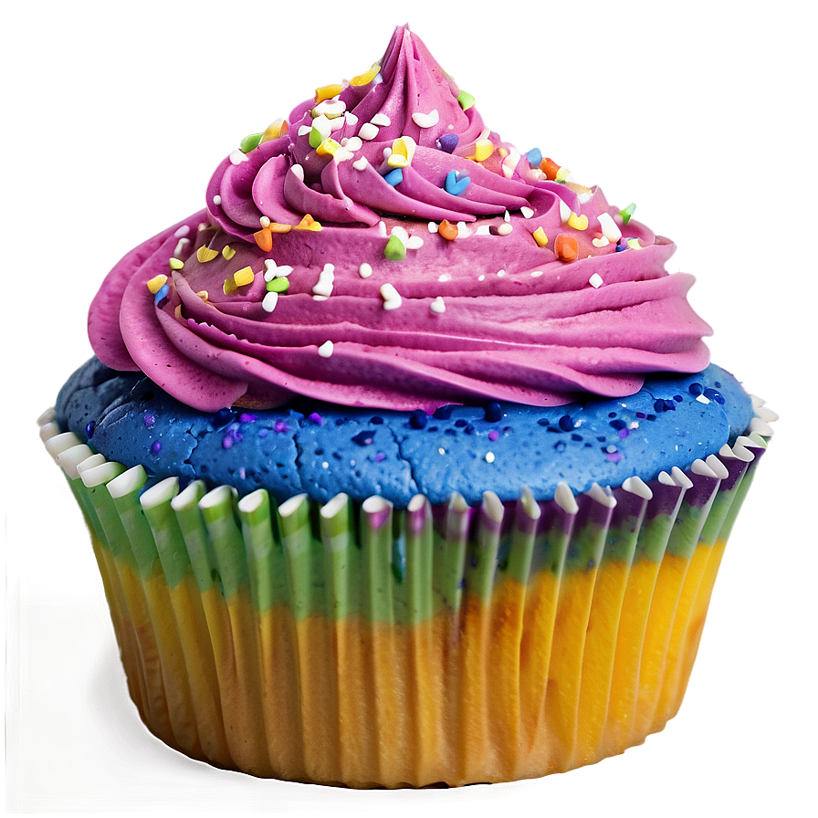 Rainbow Cupcakes Png Cdw24 PNG