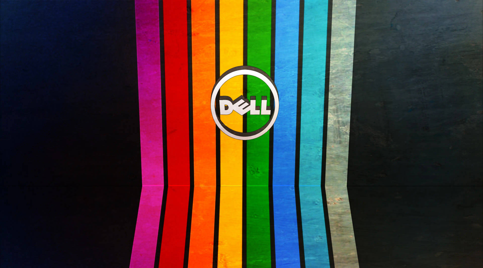 Logotiporainbow Dell 4k Fondo de pantalla
