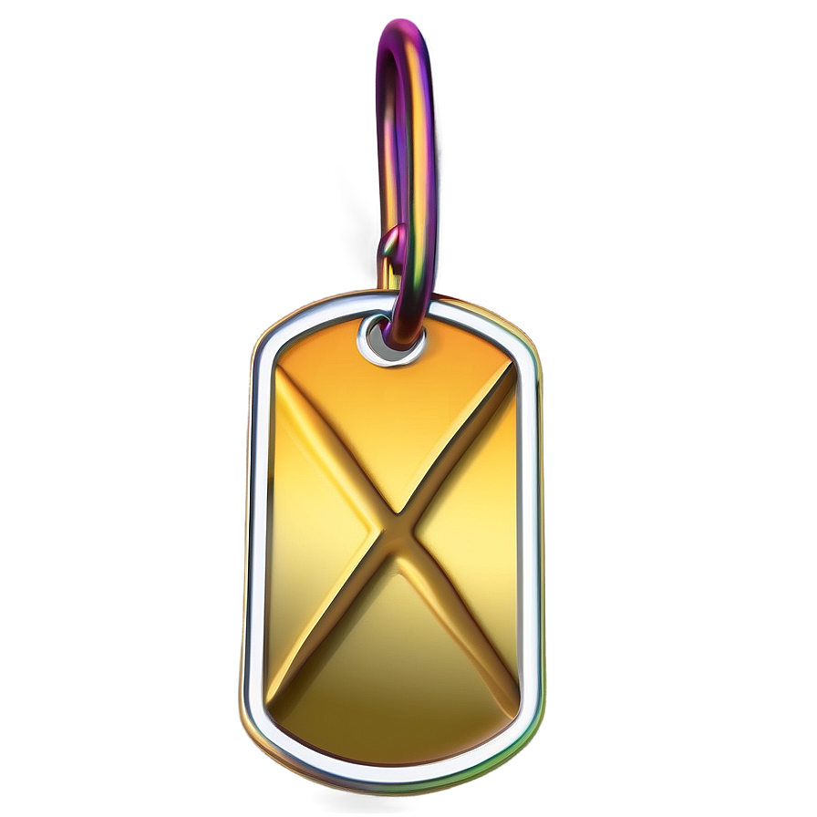 Rainbow Dog Tag Png Bdp21 PNG