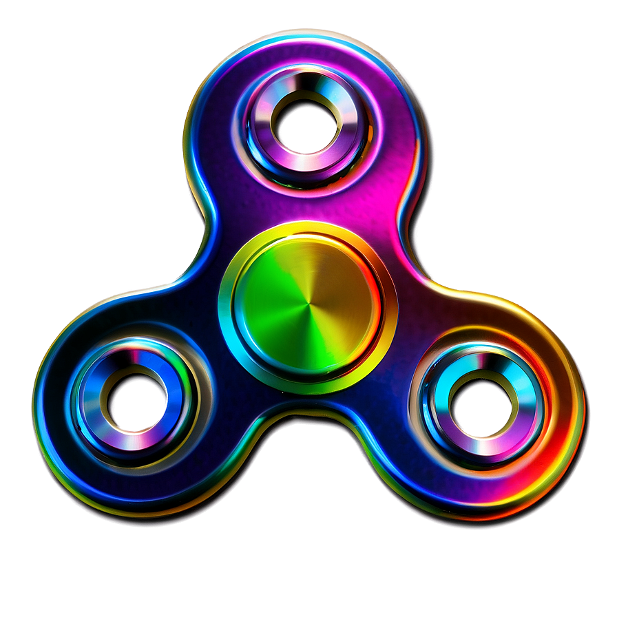 Rainbow Fidget Spinner Png Kwm96 PNG