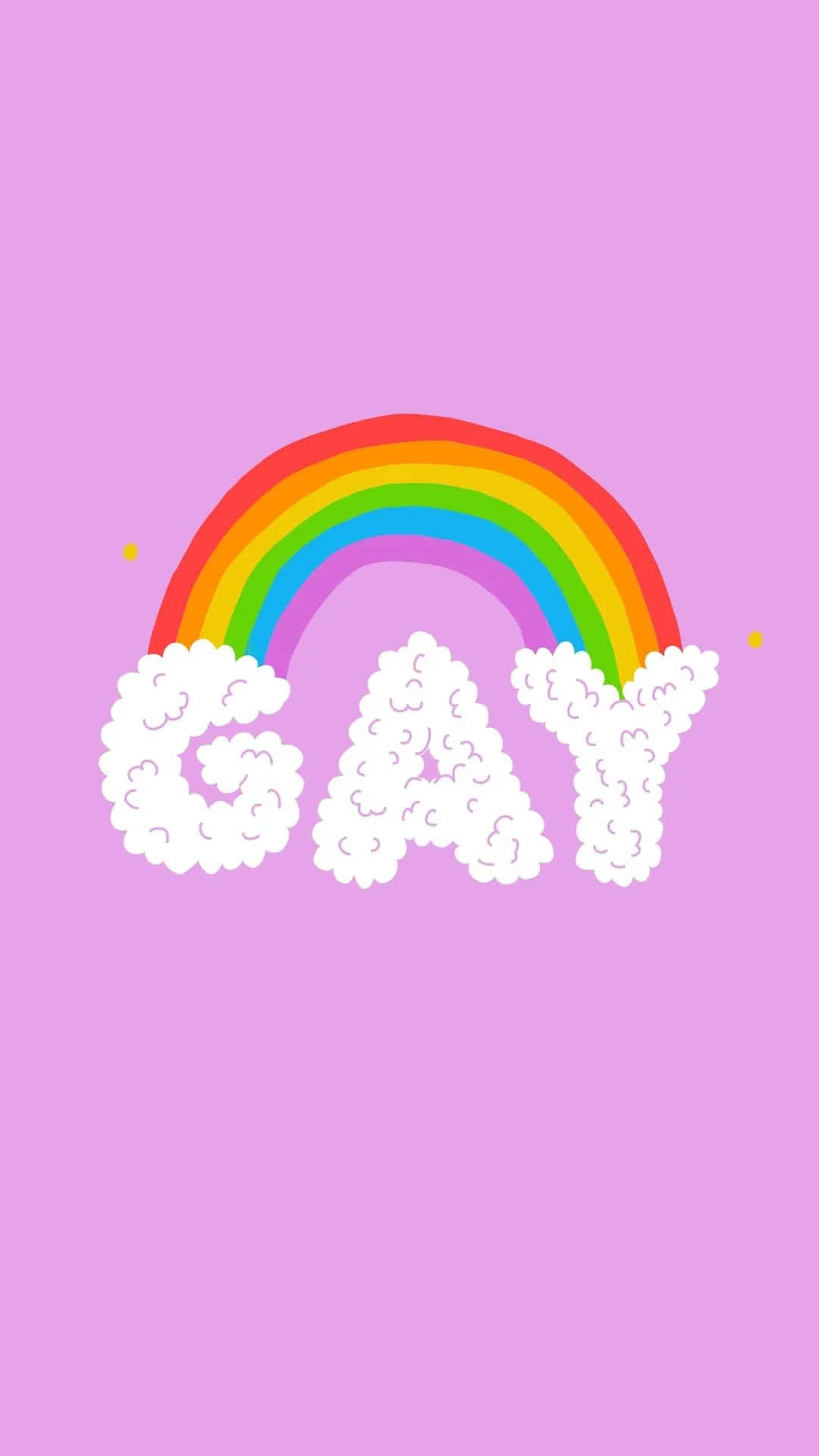 Rainbow Gay Pride Illustration Wallpaper
