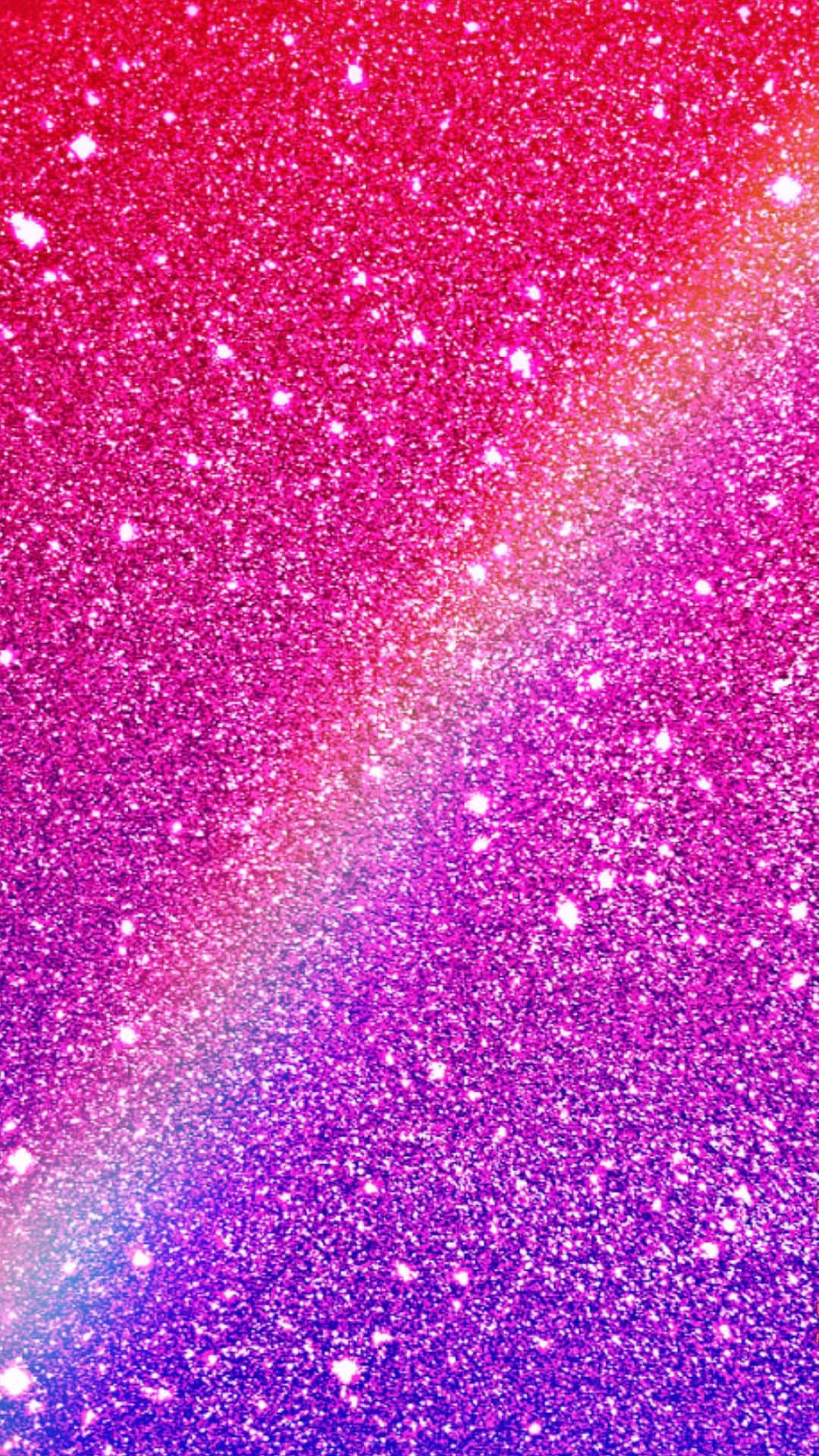 "A cheery rainbow of glittered colors." Wallpaper