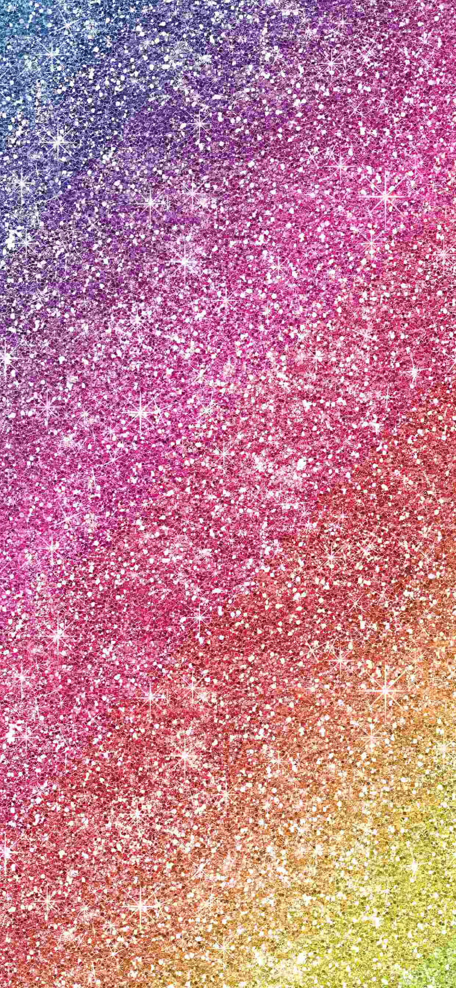 Rainbow Glitter Gradient Texture Wallpaper