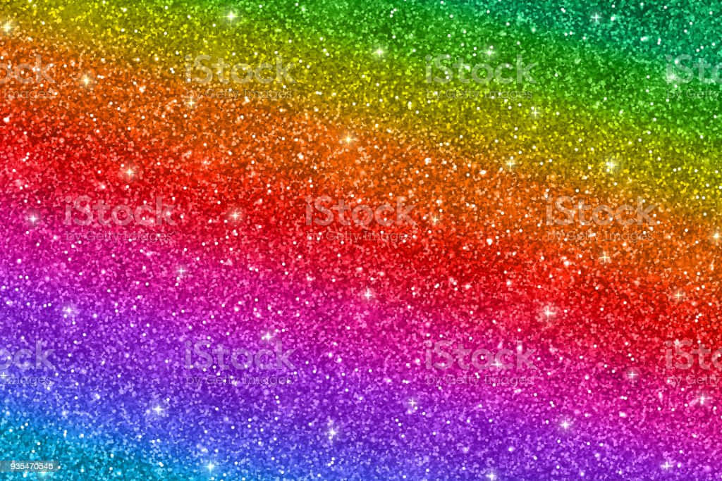 Rainbow Glitter Background Stock Photo Wallpaper