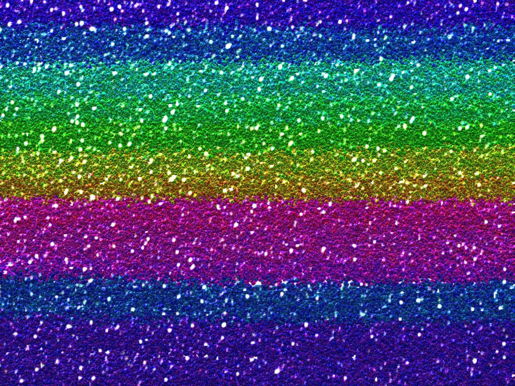 Add some sparkle to your life with Rainbow Glitter from Wallpapers.com Wallpaper