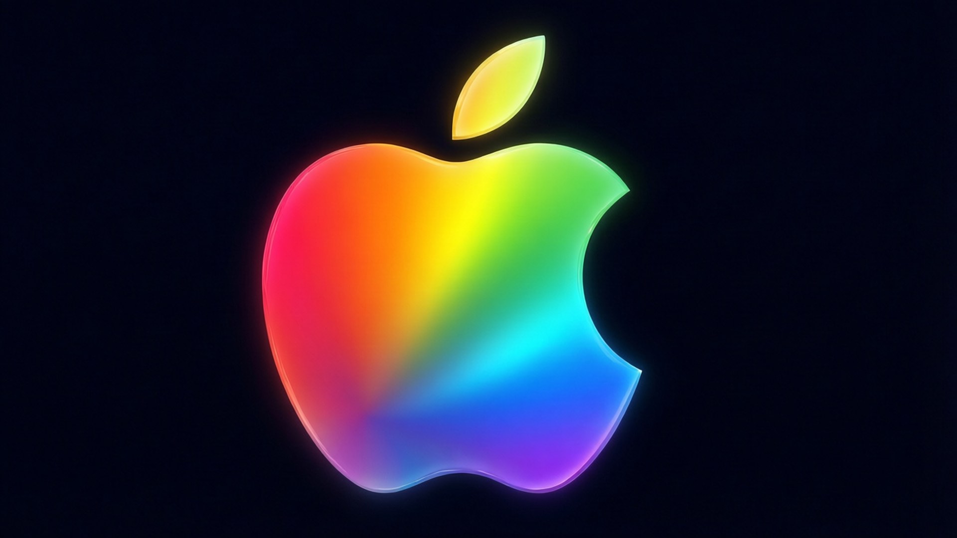 Logo Gradien Pelangi Wallpaper