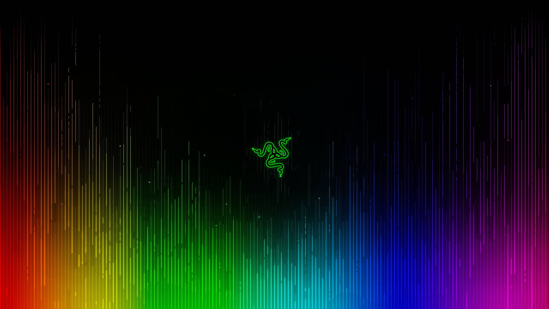 Rainbow Graphic Razer Gaming Logo Hd