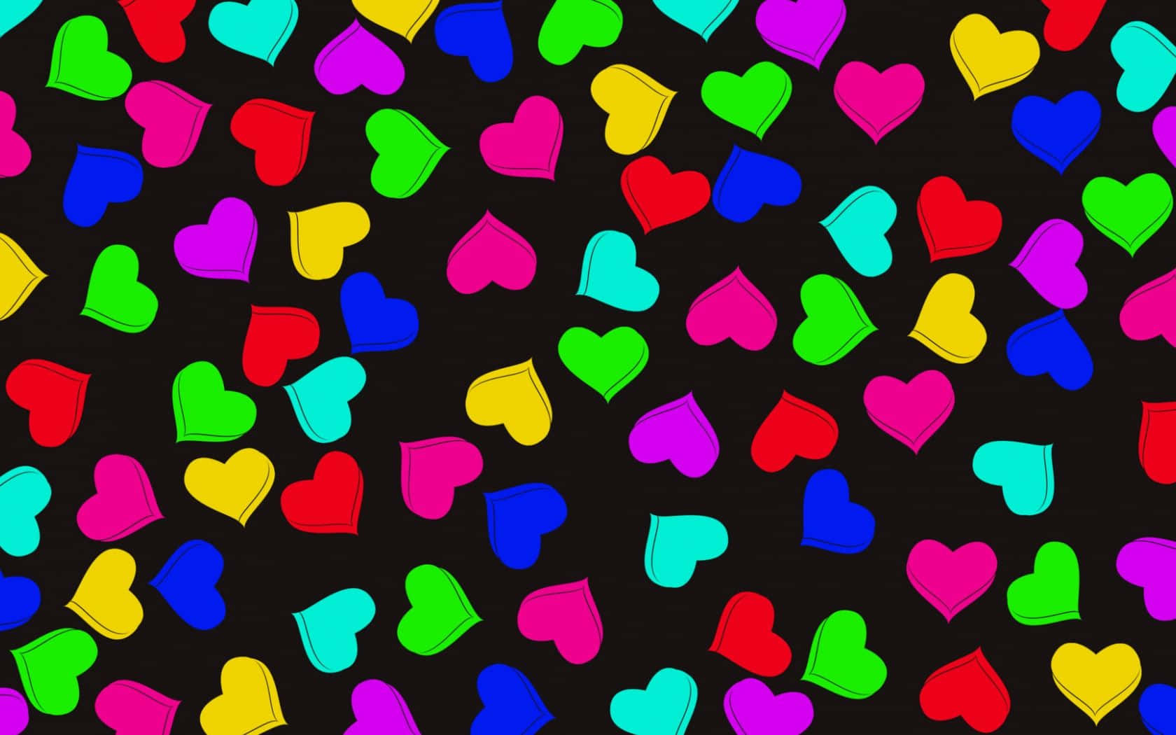 colourful heart backgrounds