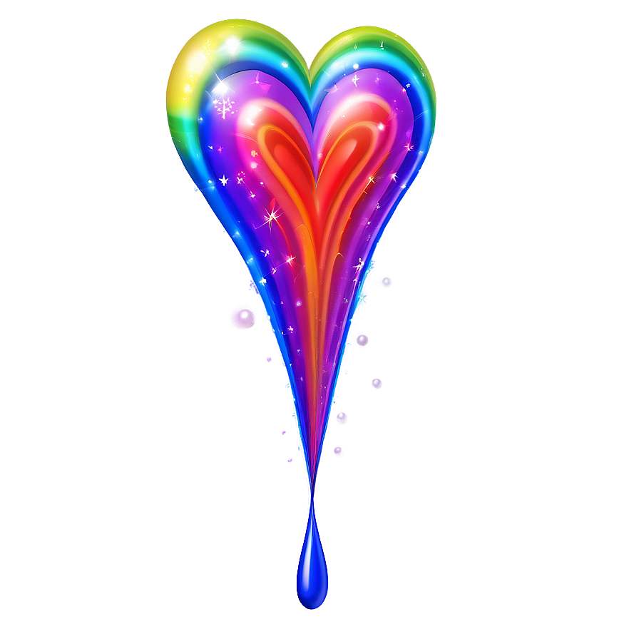 Rainbow Heart Transparent Background Png 90 PNG