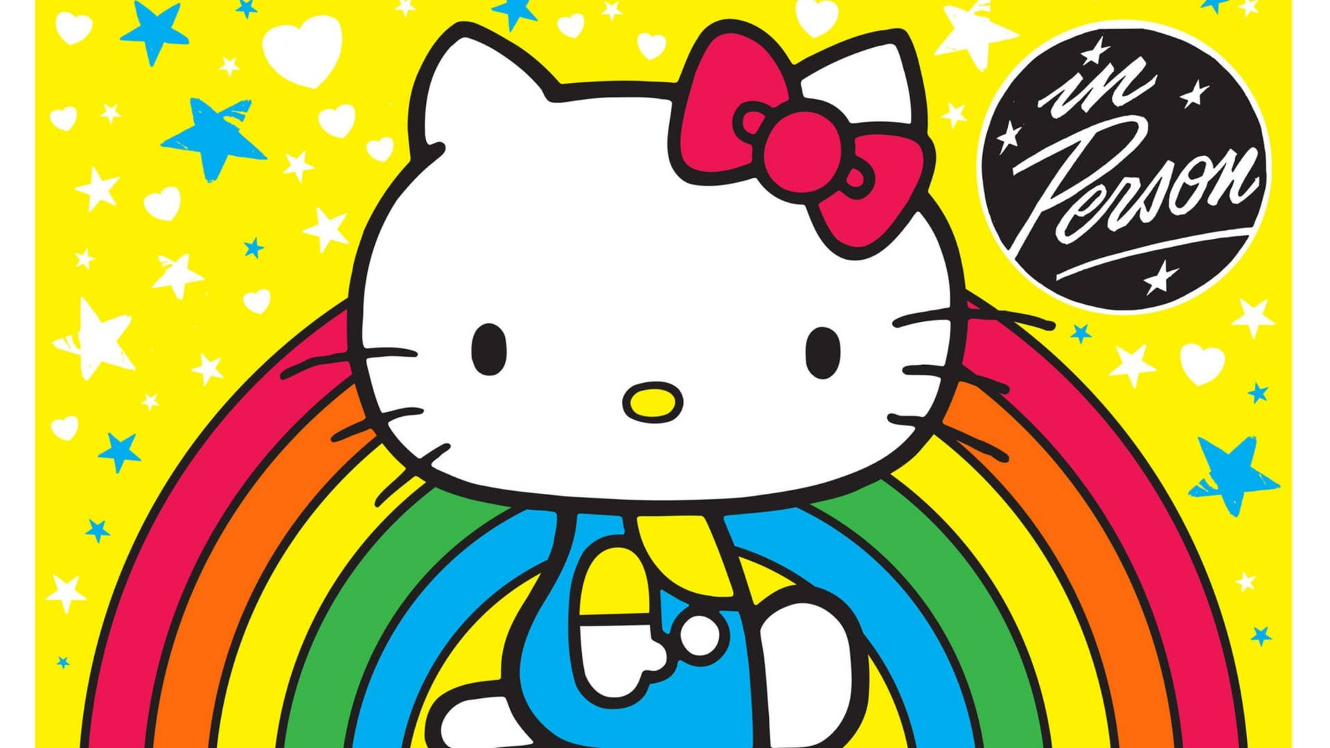 Rainbow Hello Kitty Desktop Wallpaper