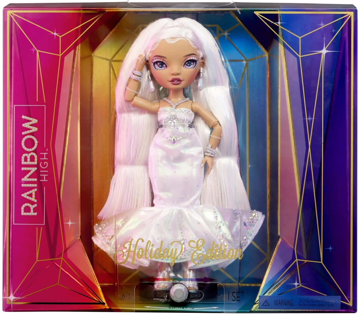 Rainbow Holiday Collection Doll In A Box Wallpaper