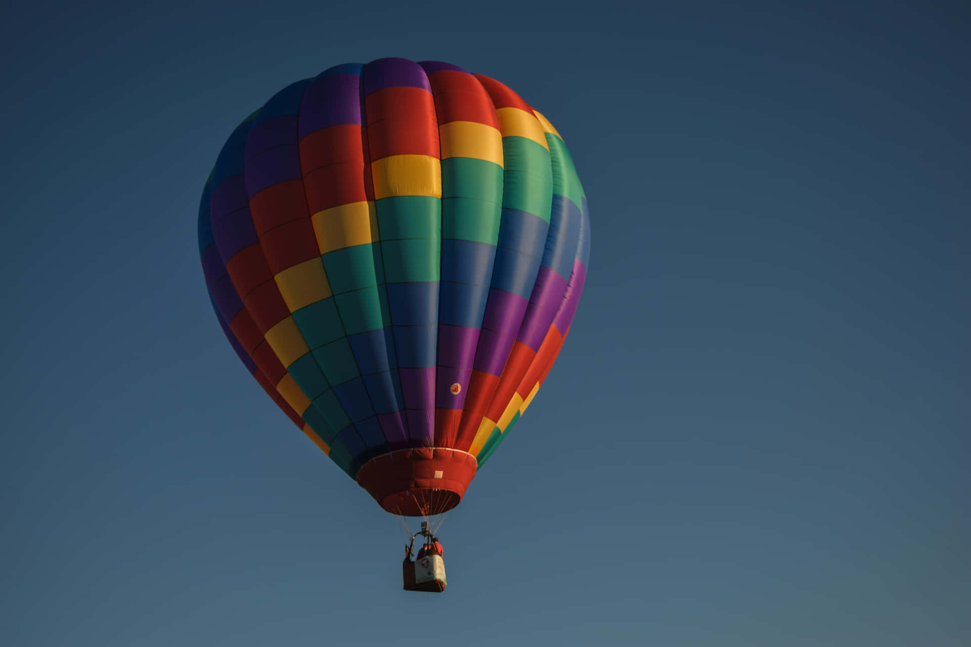 Rainbow Hot Air Balloon Pride Sky Wallpaper