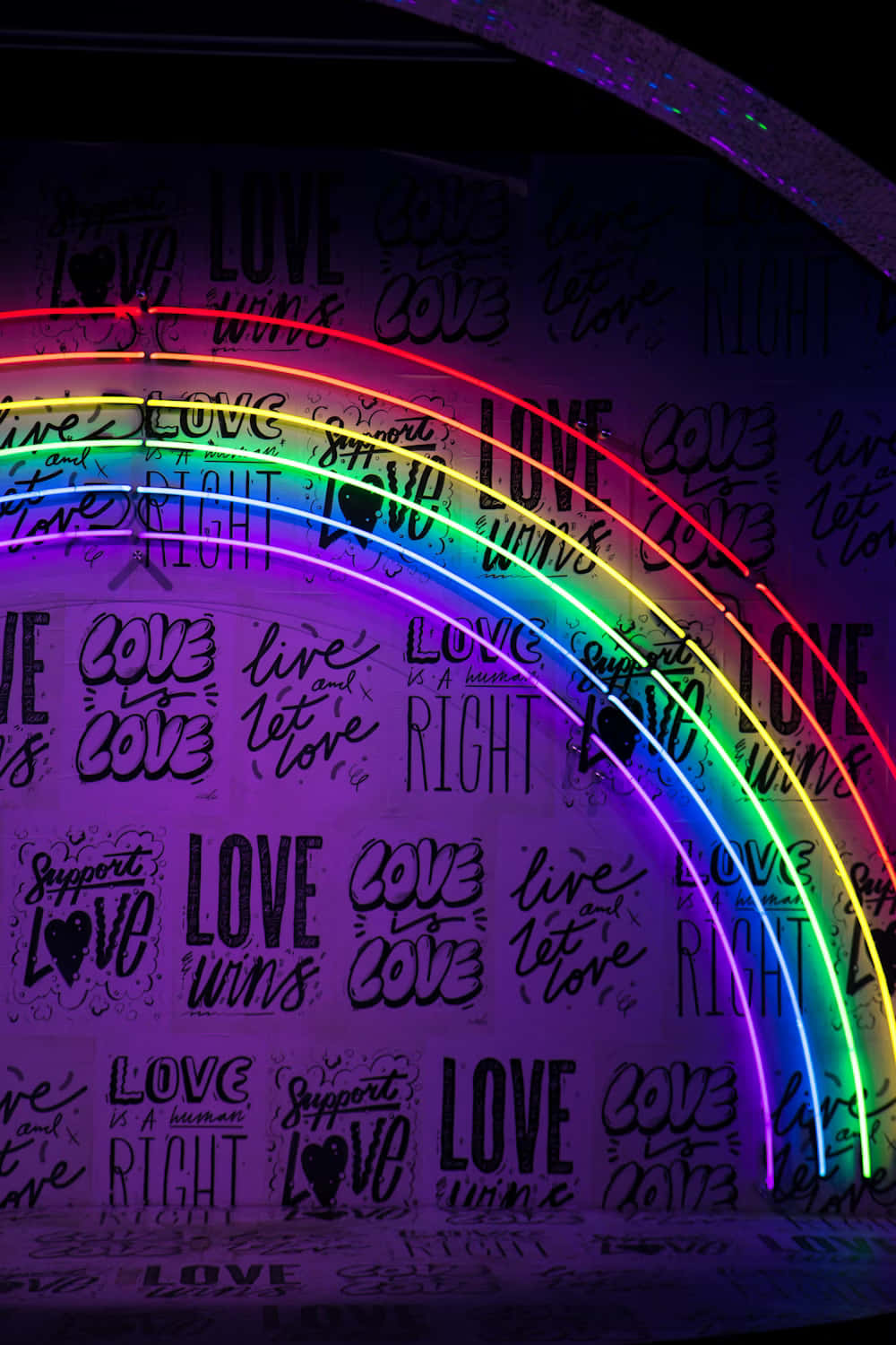 Rainbow Love Graffiti Art.jpg Wallpaper