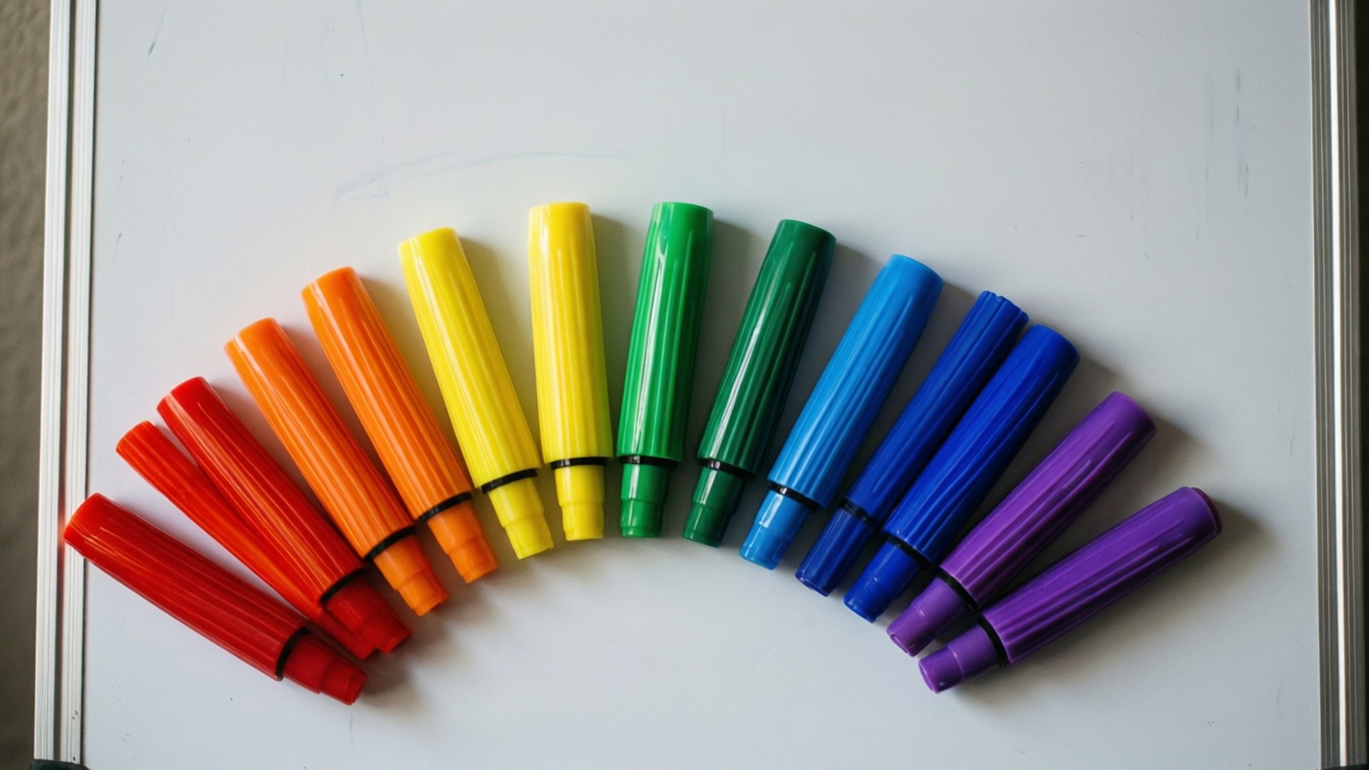 Rainbow Marker Set Wallpaper