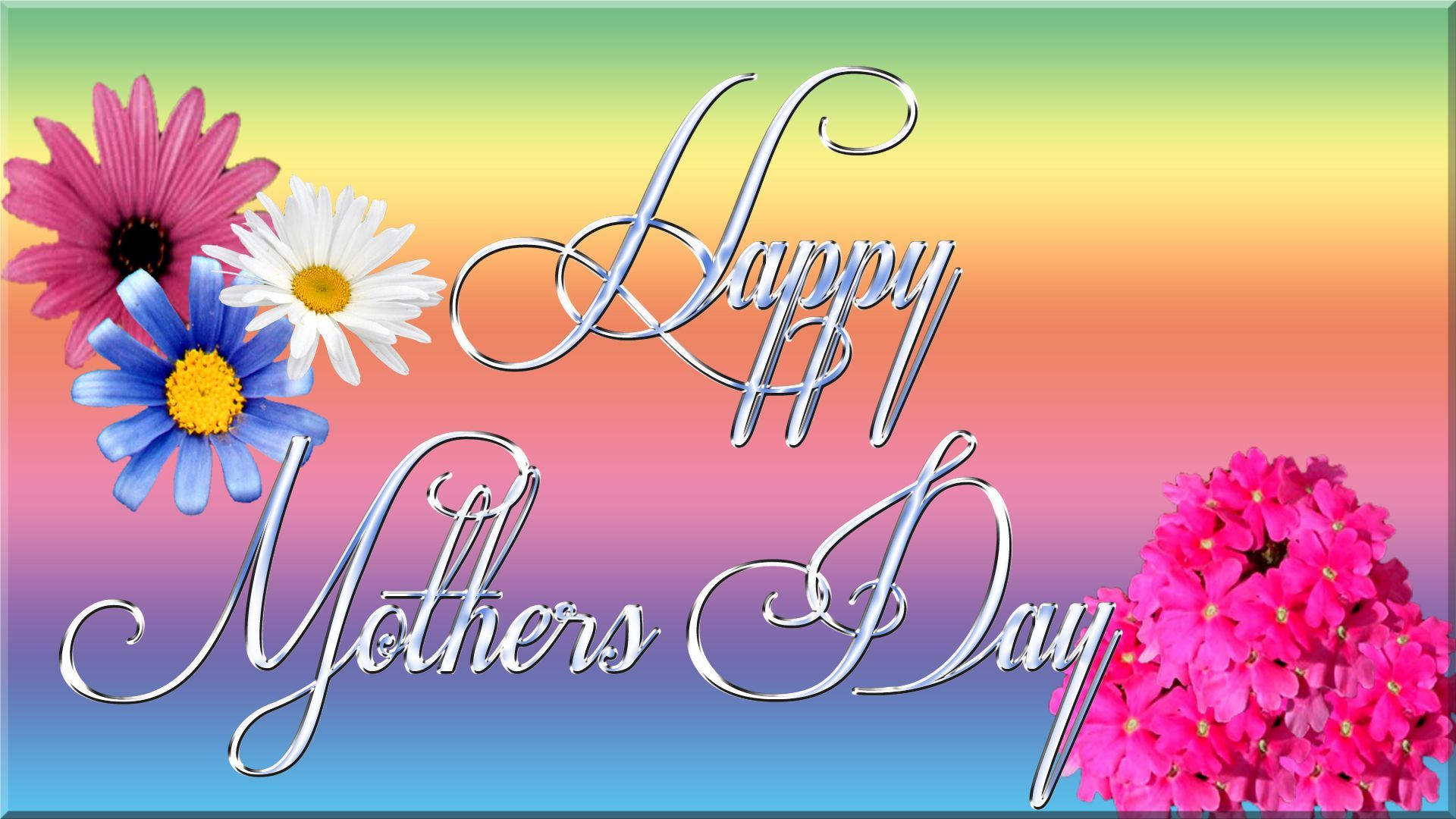 Mother's Day is here and the colorful rainbow is here to spread love and joy. Wallpaper