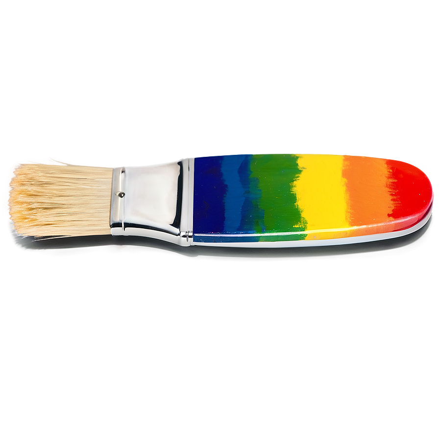 Rainbow Paint Brush Png 64 PNG