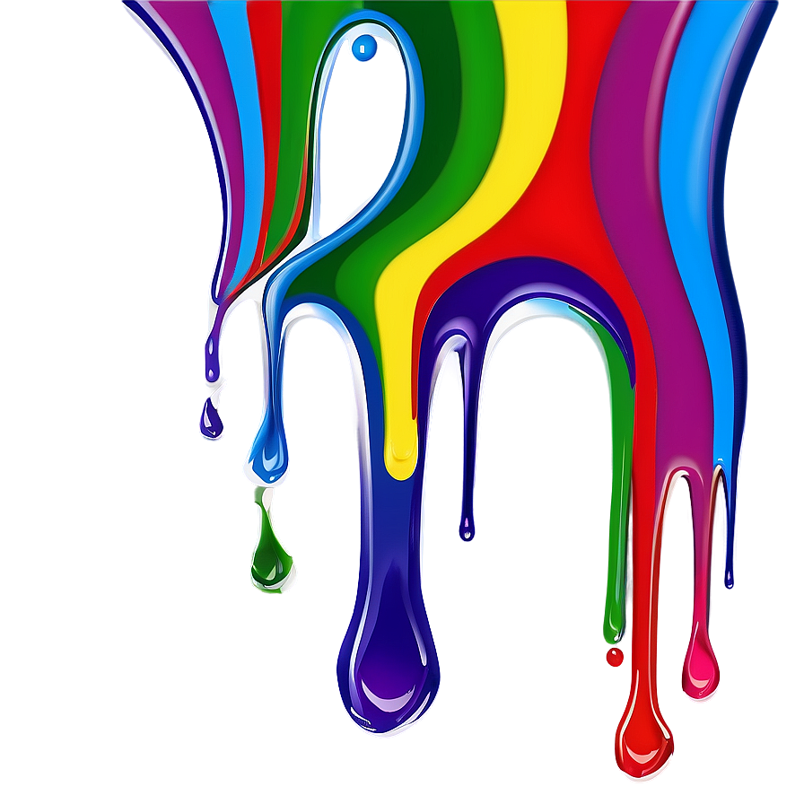 Rainbow Paint Drip Png 59 PNG