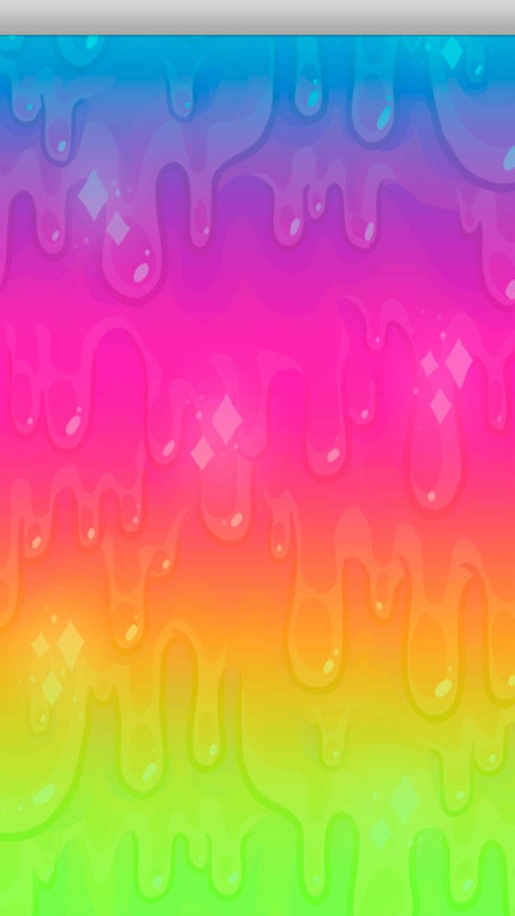 Brighten up your world with a gorgeous rainbow paint Wallpaper