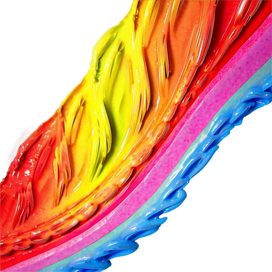 Rainbow Paint Stroke Png 45 PNG