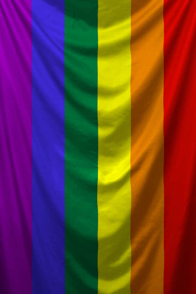 Rainbow Pride Flag Texture Wallpaper