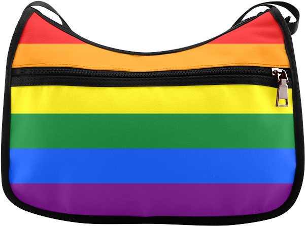 Rainbow Pride Messenger Bag PNG