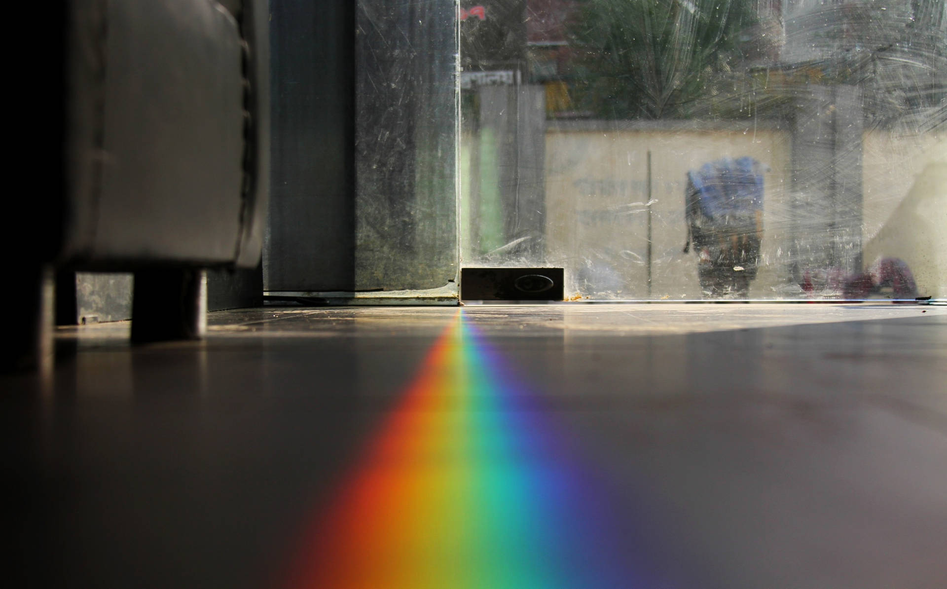 Pisoestético De Prisma Arcoíris Fondo de pantalla