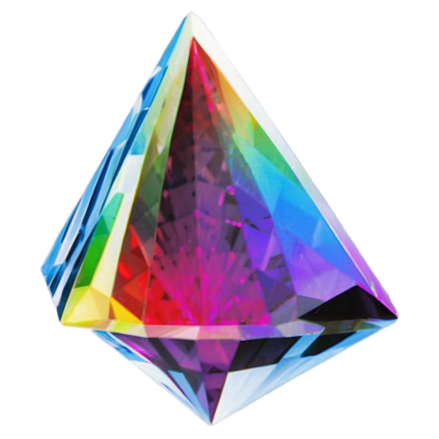 Rainbow Prism Facet Png 04292024 PNG