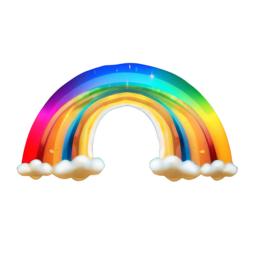 Rainbow Radiance Emoji Png Ucs PNG