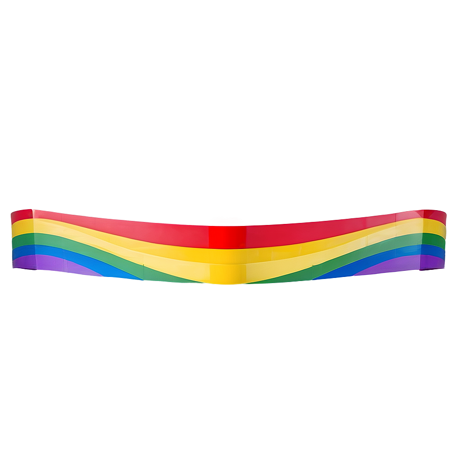 Rainbow Ribbon Arc Png Fqs41 PNG