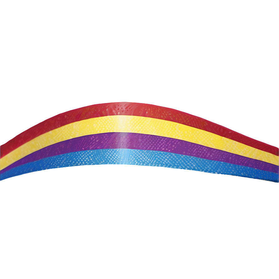 Rainbow Ribbon Arc Png Skr PNG