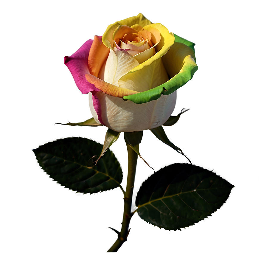 Rainbow Rose Png Nsi67 PNG