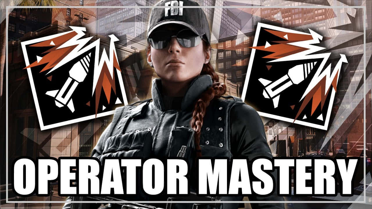 Ash in Action: The Explosive Operative from Rainbow Six Siege Wallpaper