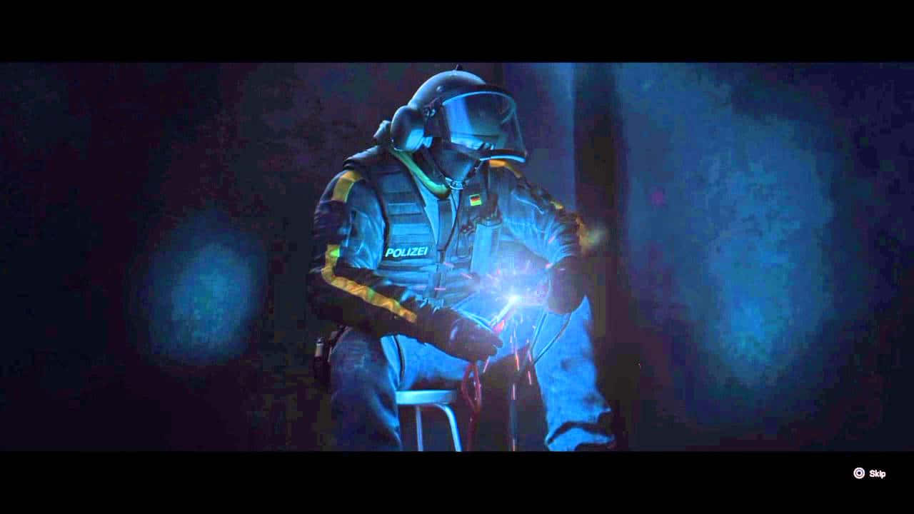 Intense Bandit Gameplay in Rainbow Six Siege Wallpaper