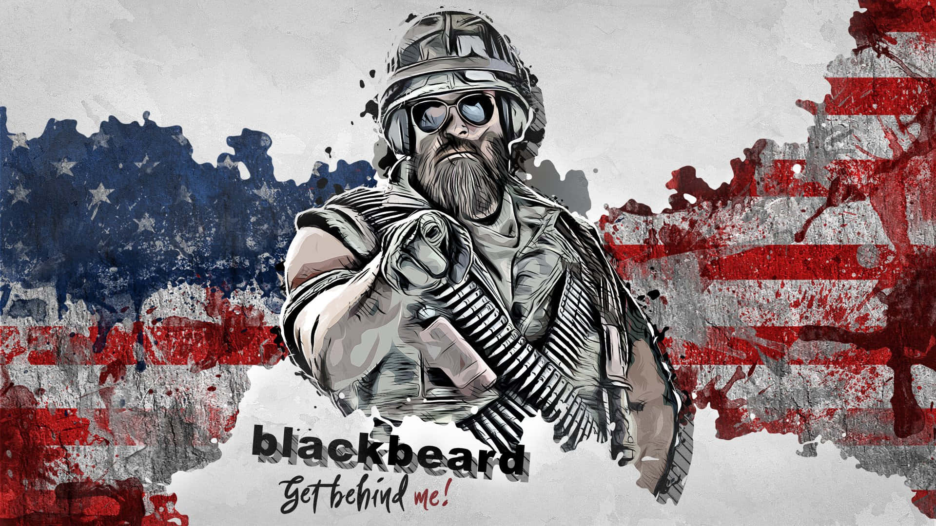 Rainbow Six Siege Blackbeard Kunstwerk Achtergrond