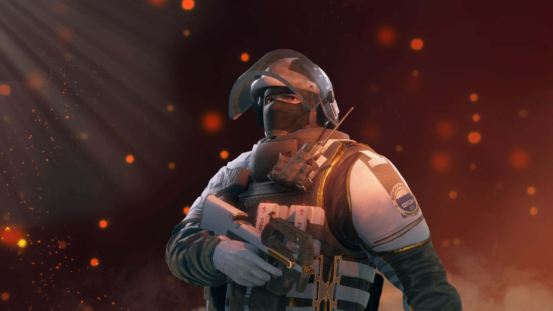 Doc in action, healing his teammates in Rainbow Six Siege Wallpaper