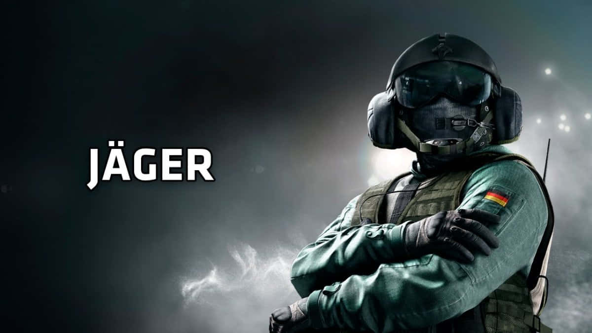 Jager from Rainbow Six Siege in action Wallpaper