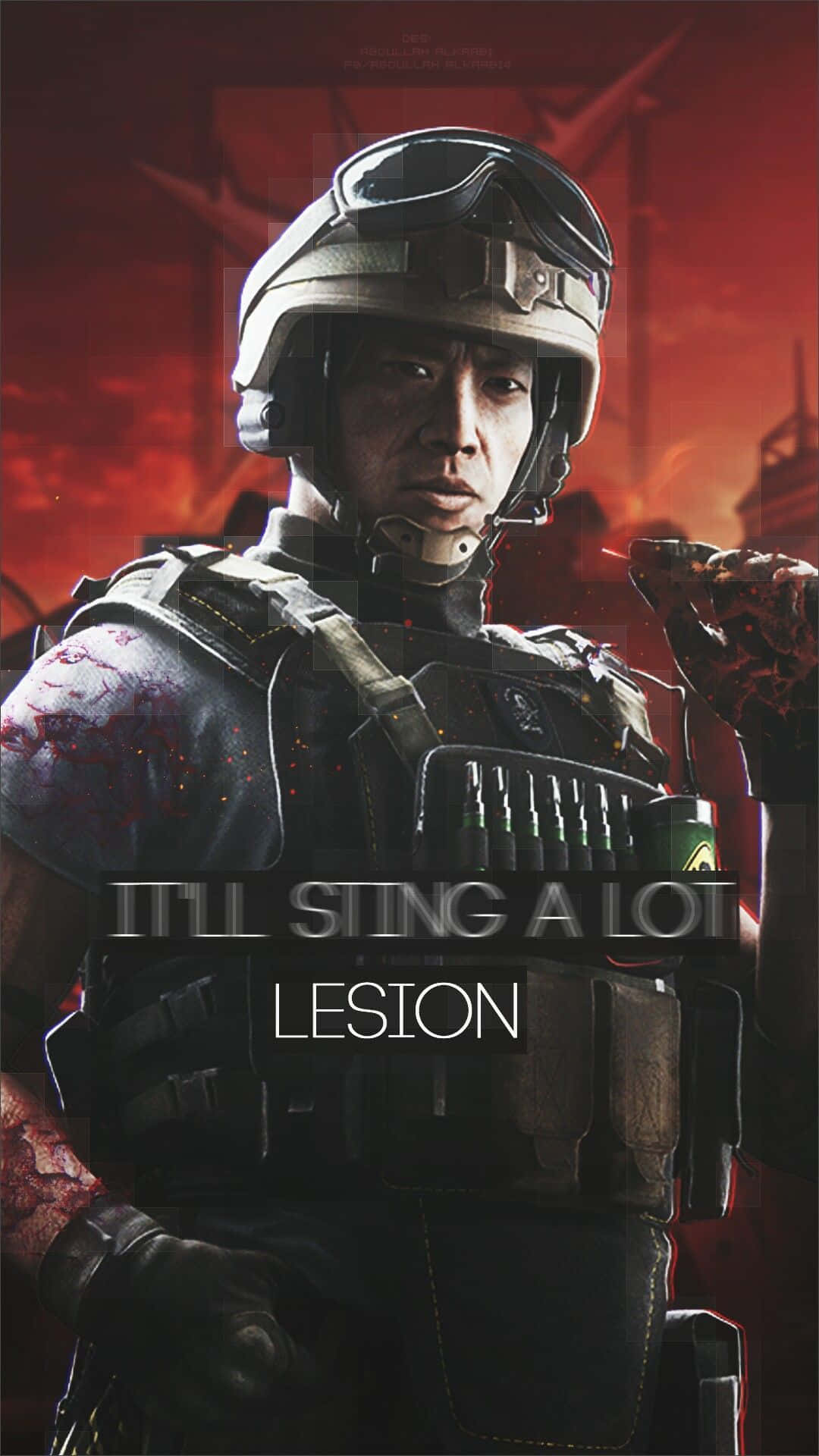 Rainbow Six Siege Lesion in Action Wallpaper