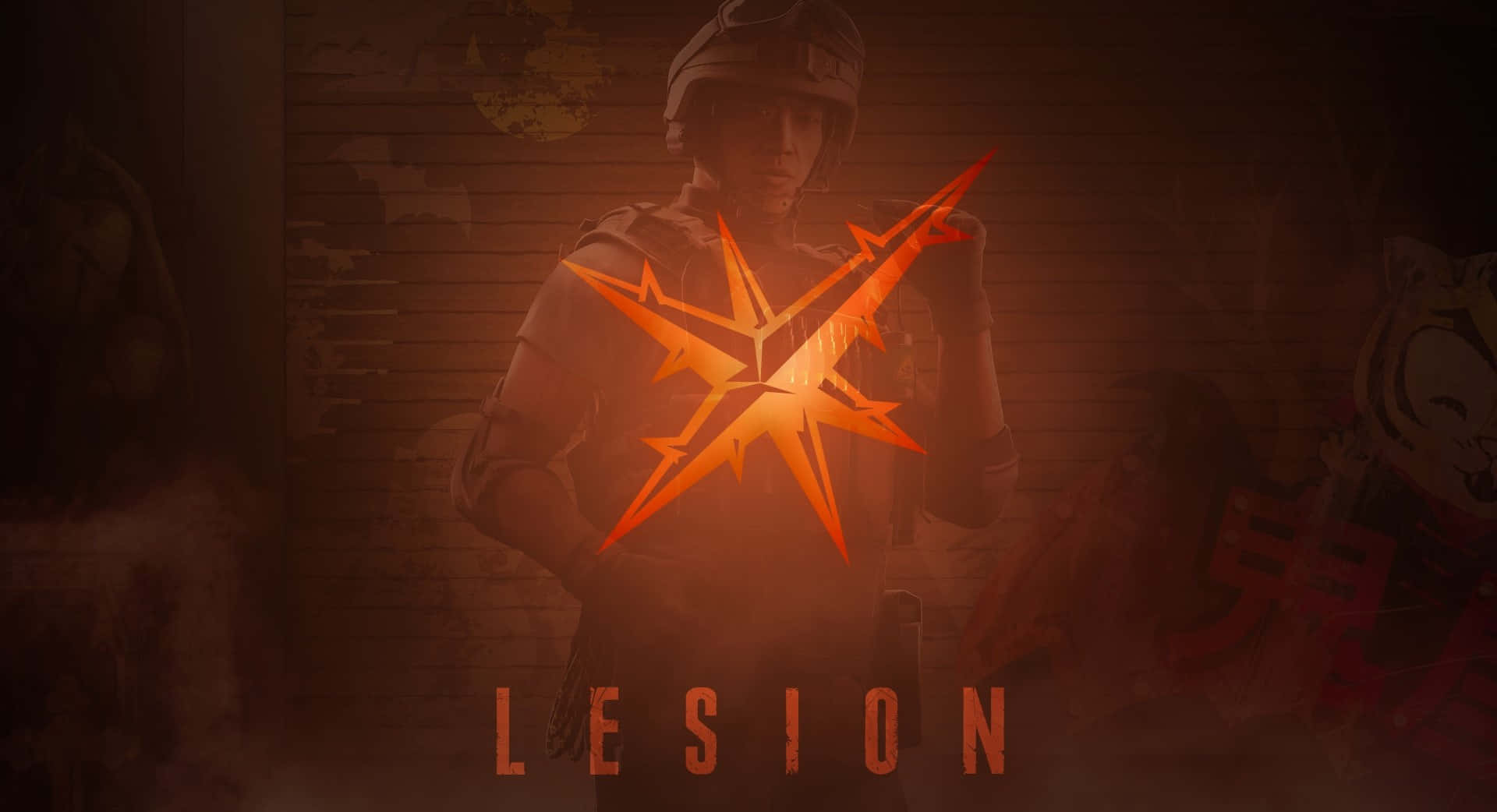 Download Lesion from Rainbow Six Siege in Action Wallpaper | Wallpapers.com
