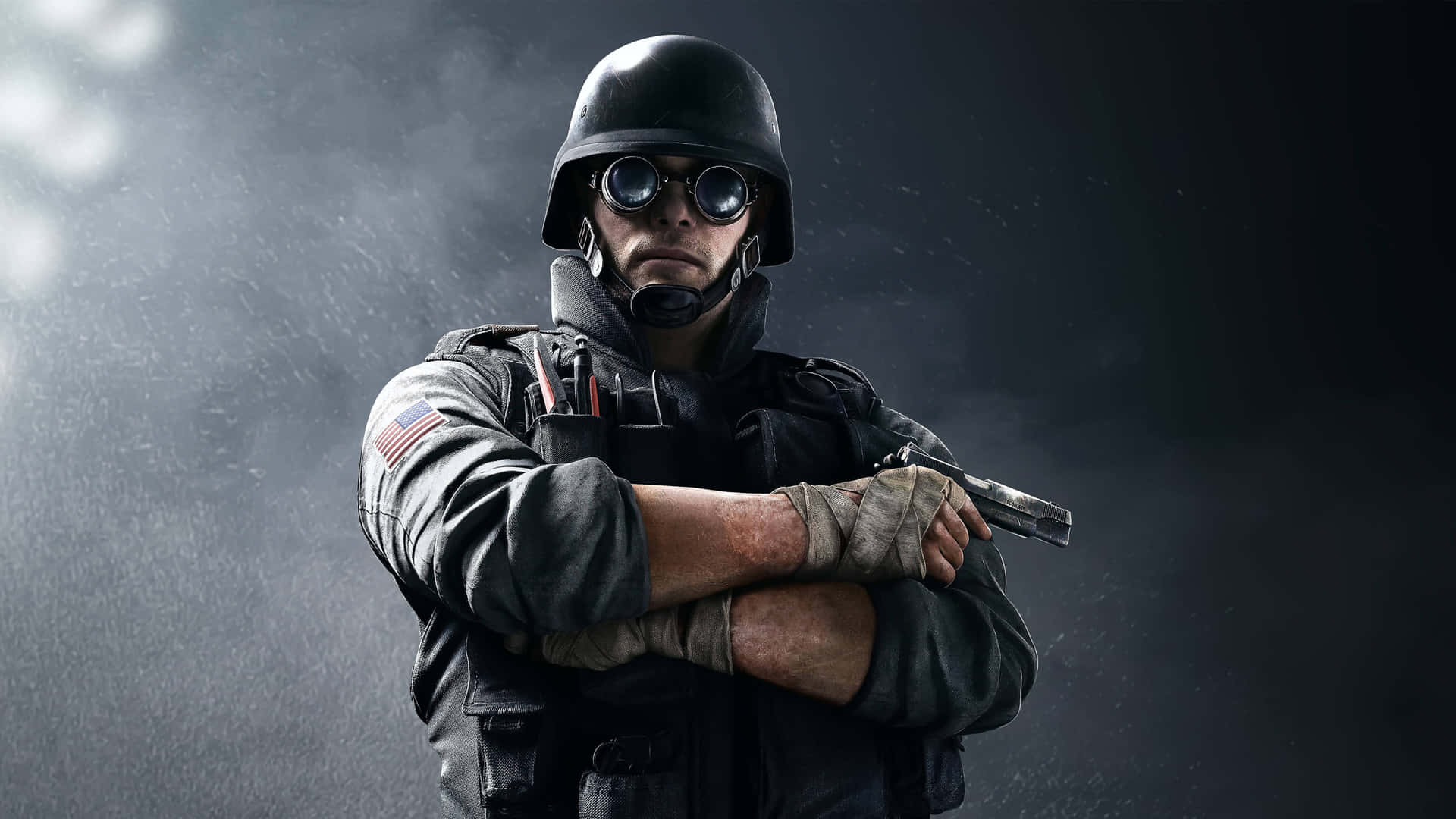 Rainbow Six Siege Lesion Personage Pose Achtergrond