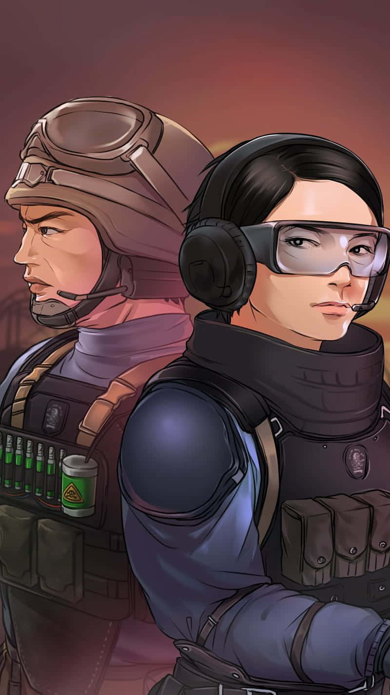 Rainbow Six Siege Lesion En Ying Achtergrond