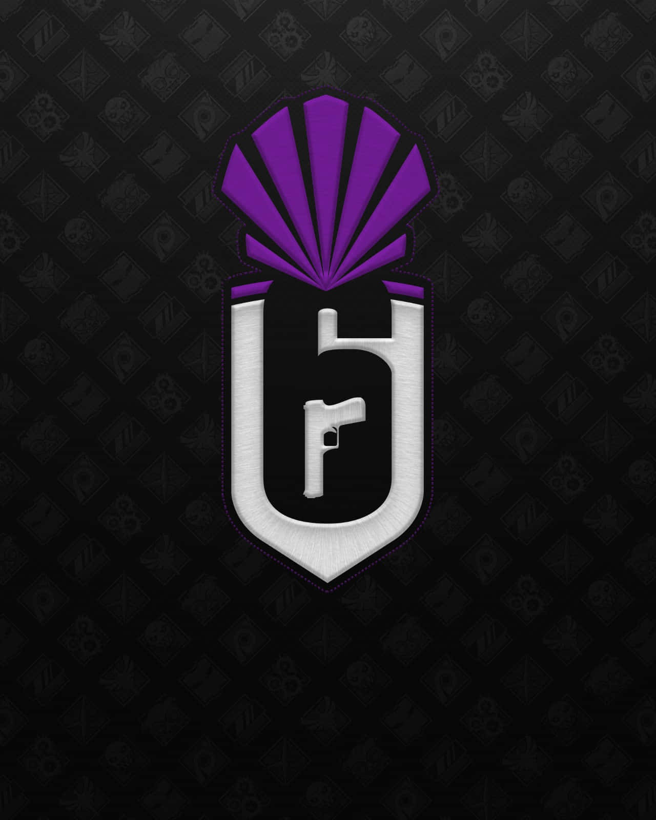 Rainbow Six Siege Logo Bakgrunnsbildet