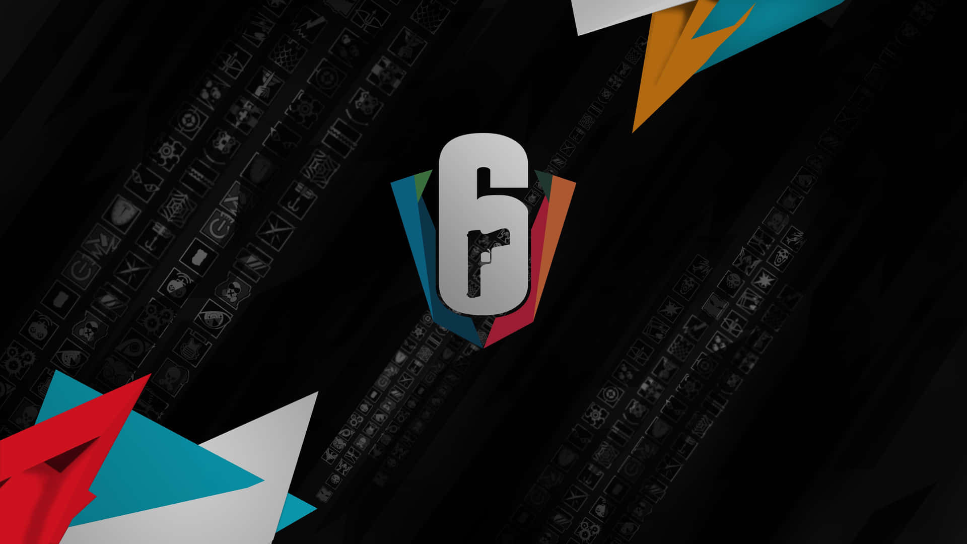 Karya Seni Logo Rainbow Six Siege Wallpaper