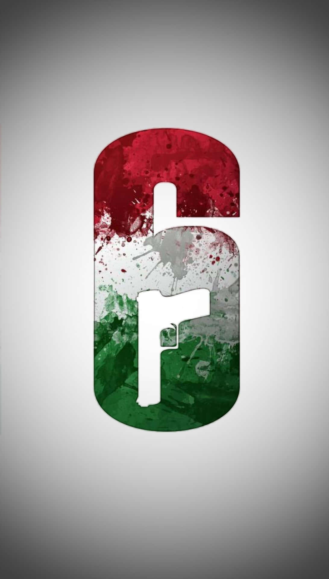 Rainbow Six Siege Logo Italiensk Flagg Bakgrunnsbildet