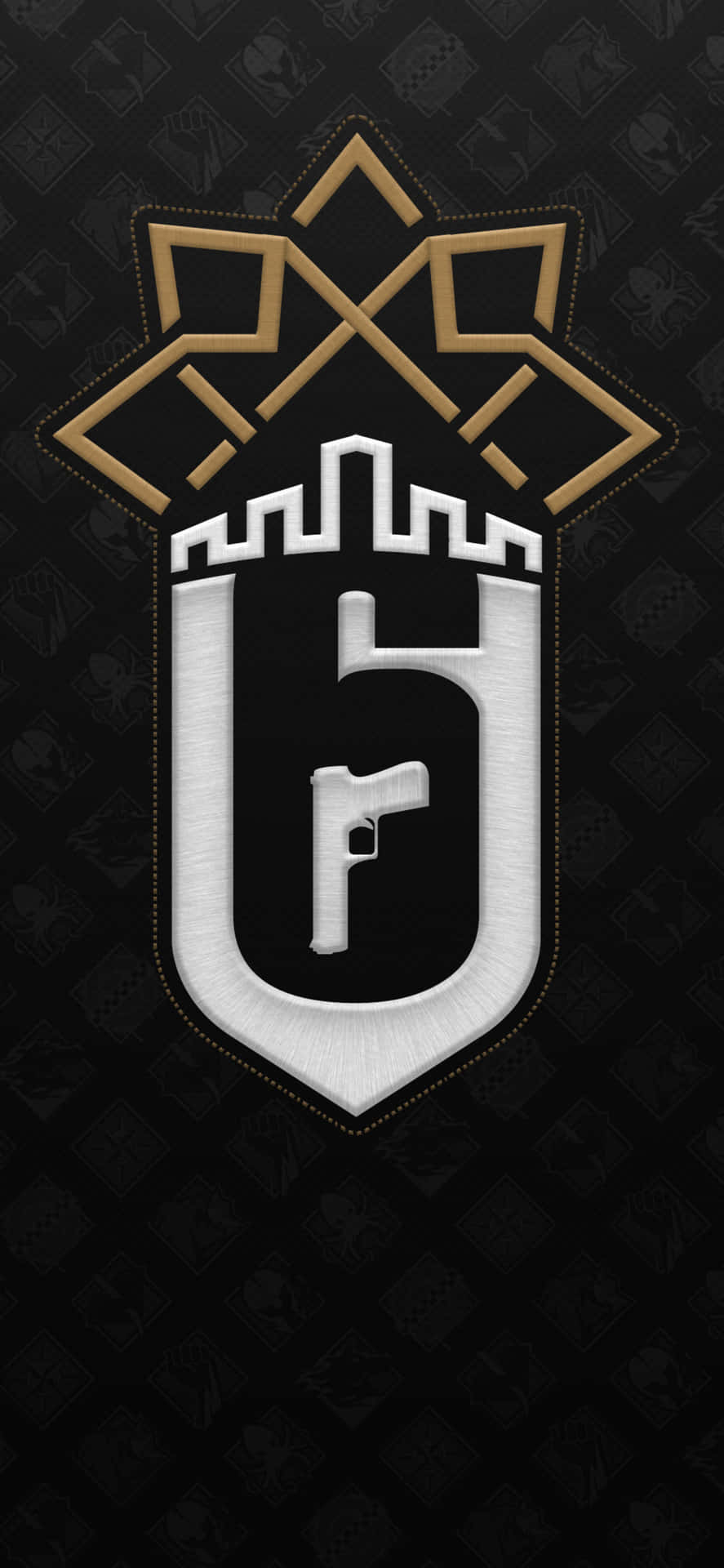 Rainbow Six Siege Logo Vertikal Bakgrunnsbildet