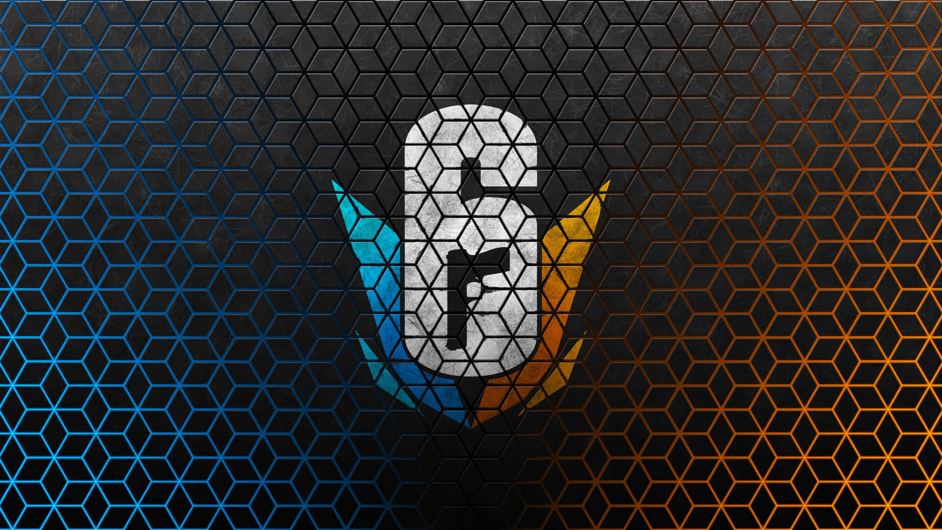 Rainbow Six Siege Logo Bakgrunn Bakgrunnsbildet